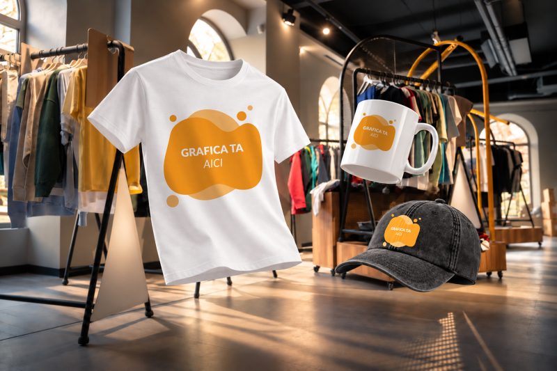 Din atelier: cum ajunge mesajul tău pe tricou, cană sau șapcă