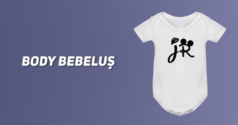 Body bebeluș personalizat cu mesaj