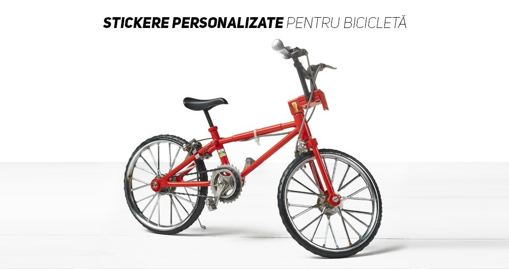 Stickere personalizate pentru bicicletă