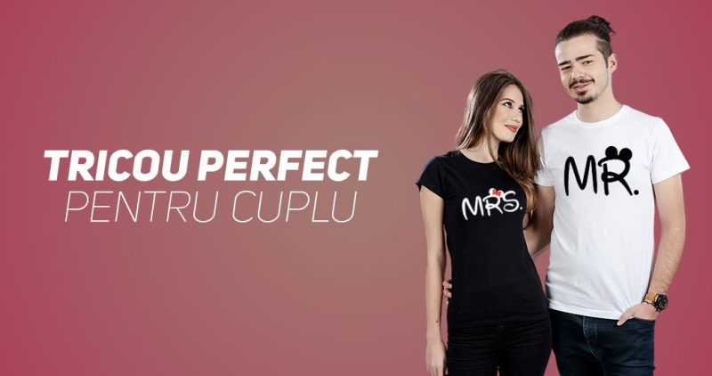 Tricou perfect pentru cuplu