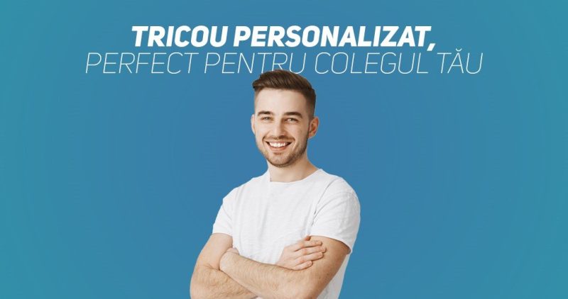 Tricou personalizat, perfect pentru colegul tău