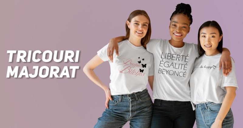 Tricouri fete personalizate pentru majorat