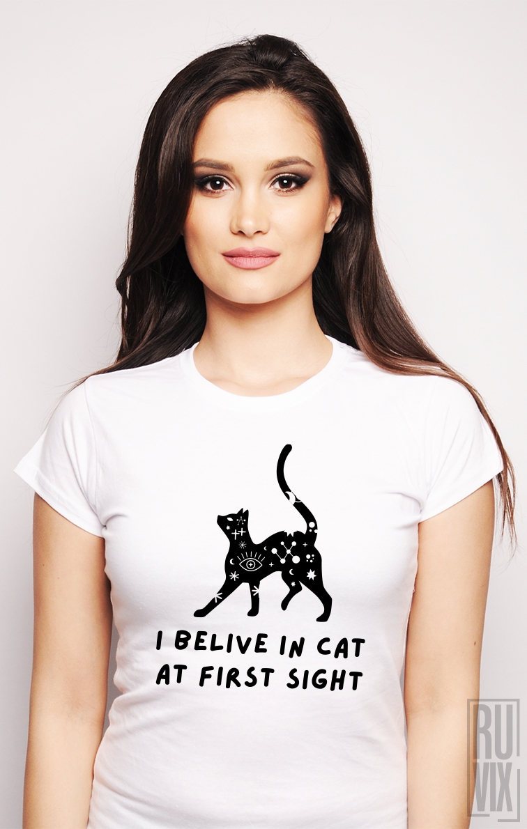 Tricou Cat at First Sight