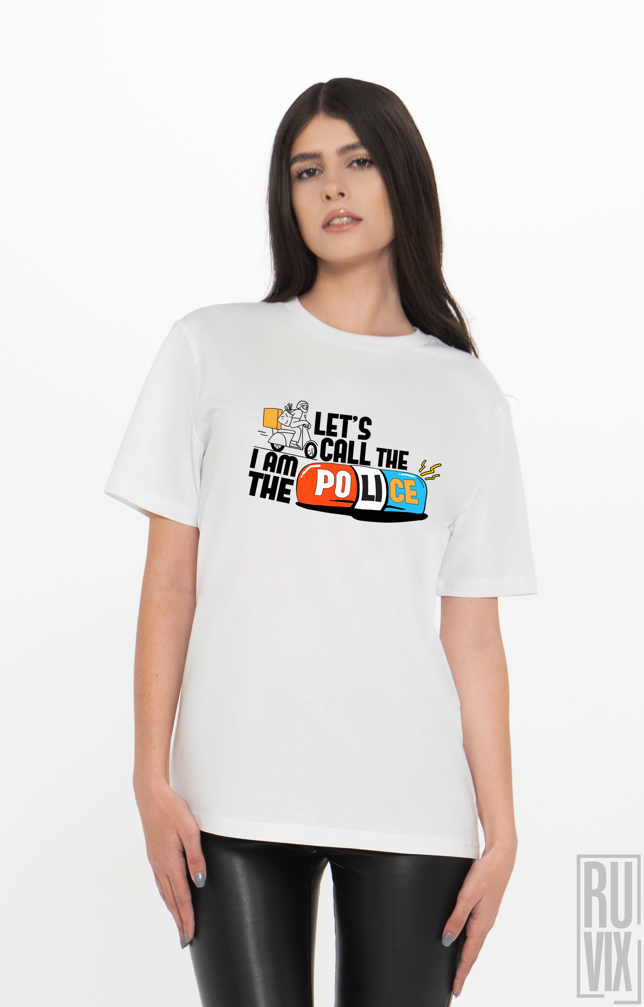Tricouri, Tricou Call the police , ruvix.ro