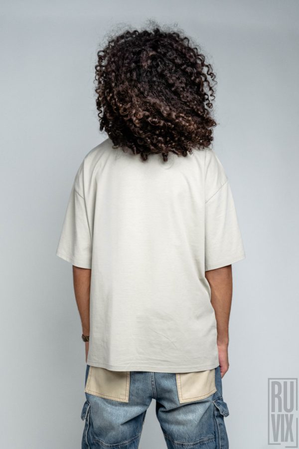 Tricou oversized unisex personalizat - 100% bumbac organic, diverse culori