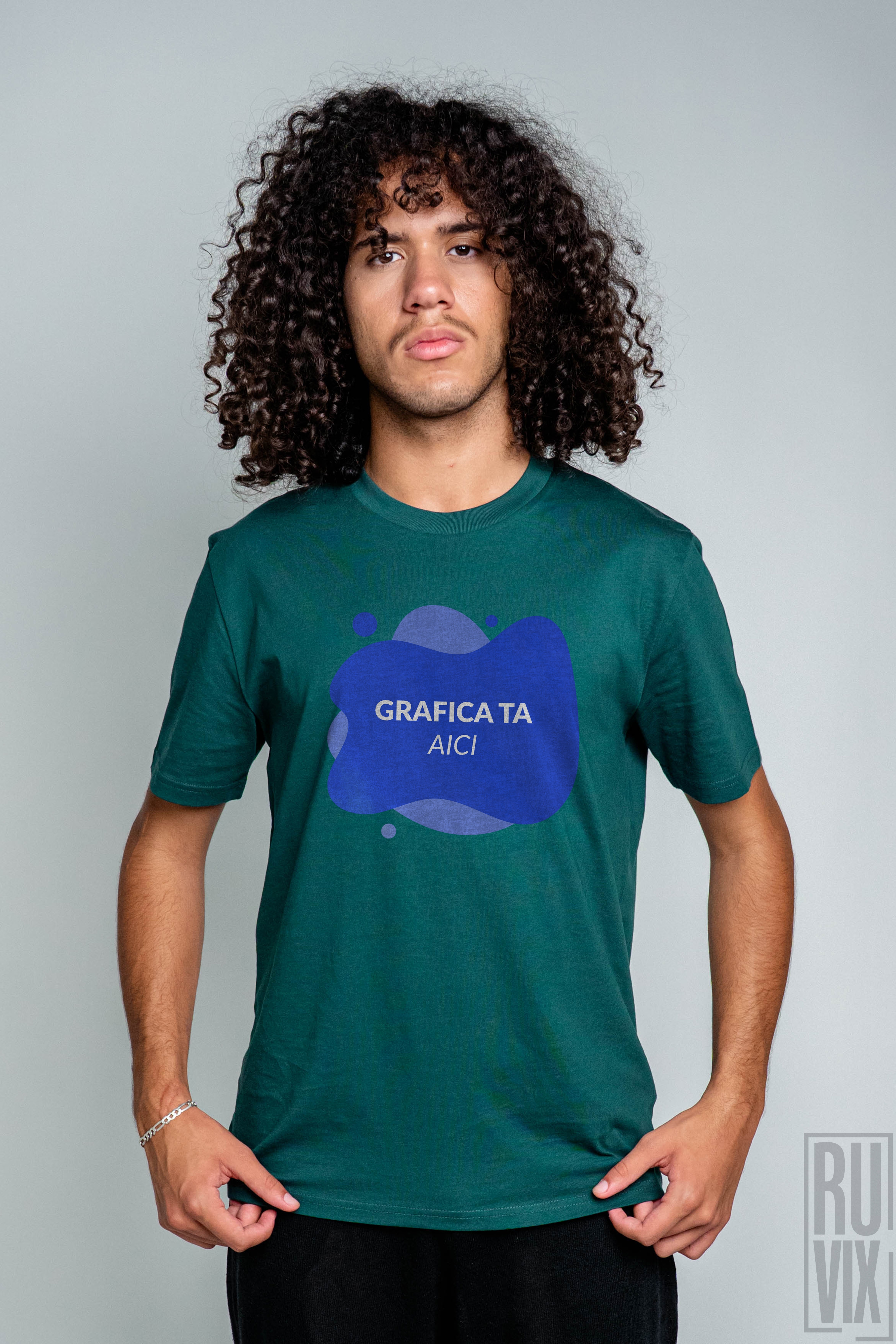 Cadouri personalizate, Tricou barbat personalizat - 100% bumbac organic, diverse culori, ruvix.ro
