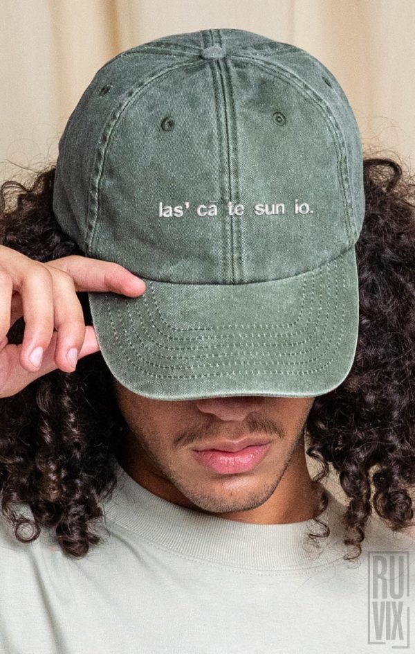 Șepci, Șapcă brodată Las’ că te sun io – model vintage ironic unisex, ruvix.ro