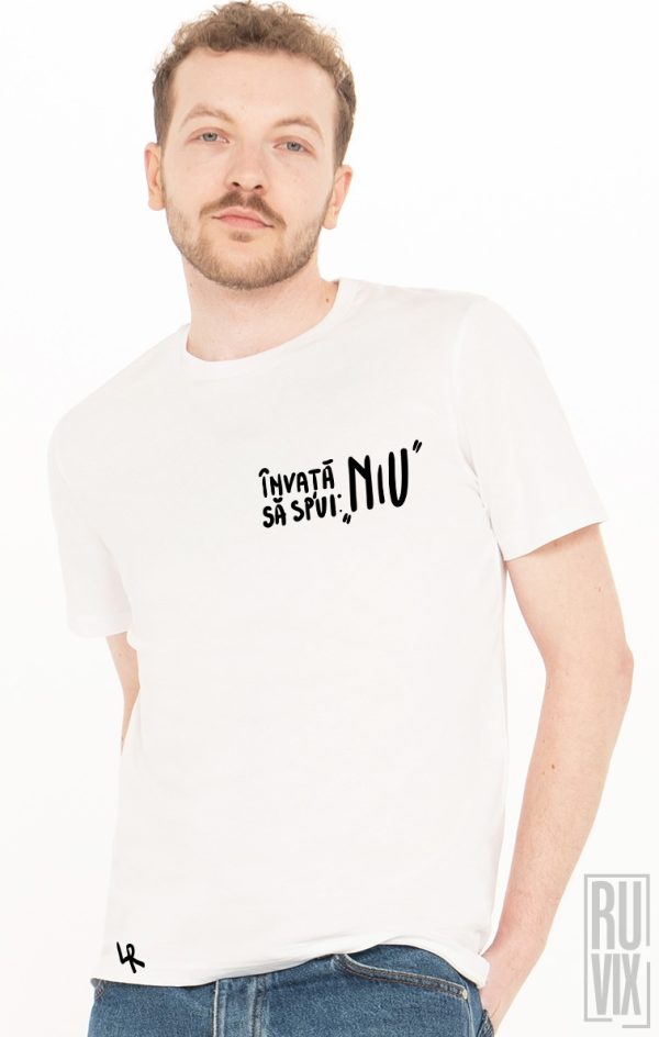 Laur_raboj_doodles, Tricou invata sa spui niu, ruvix.ro
