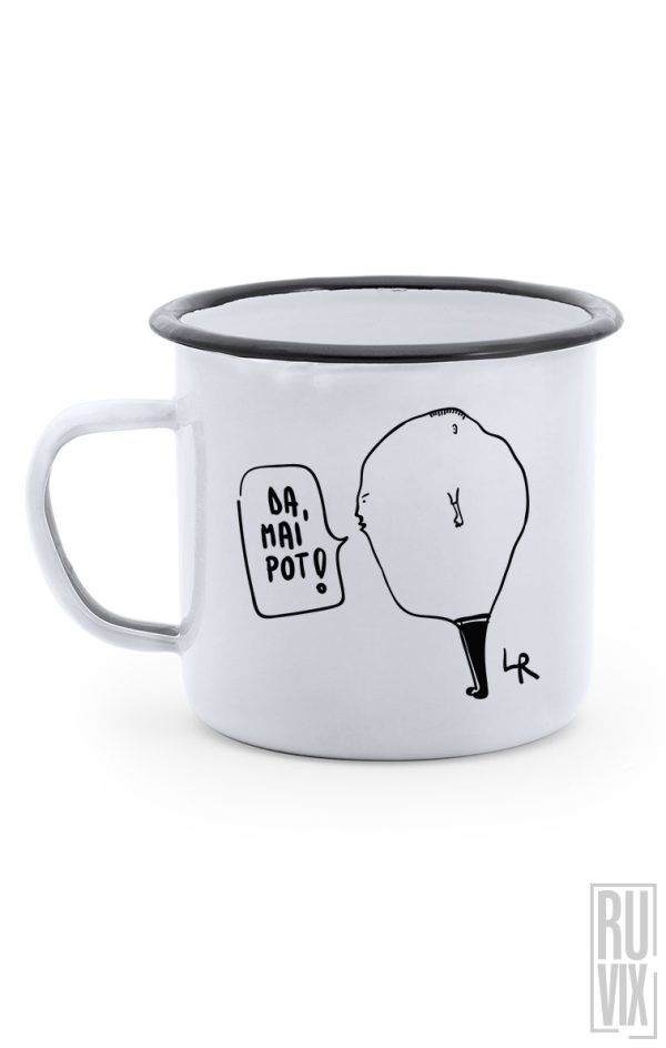 Laur_raboj_doodles, Cană metalică Da Mai Pot, ruvix.ro