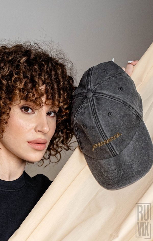 Ocazii, Șapcă brodată Prosecco – model urban vintage unisex, ruvix.ro