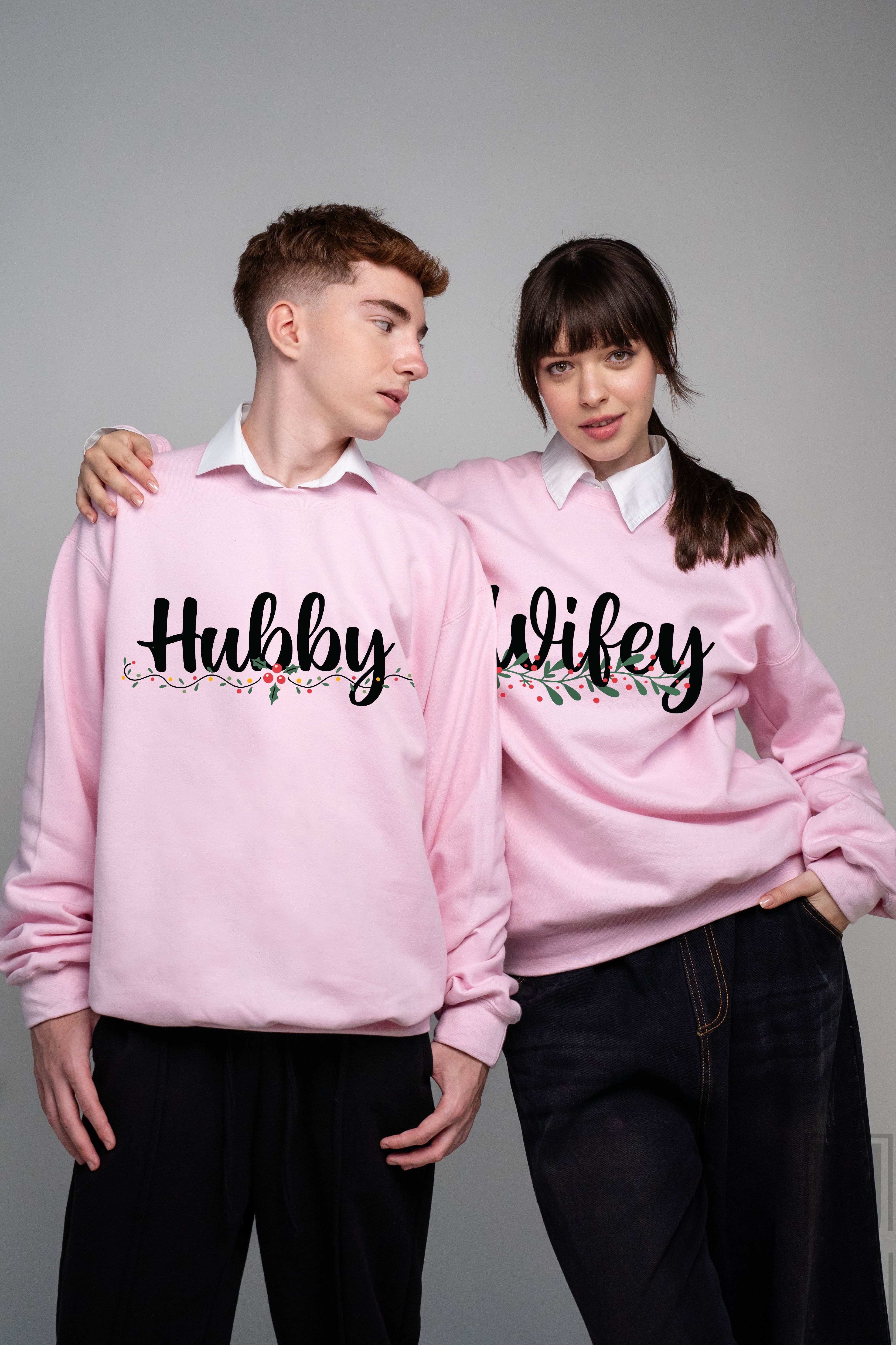 Bluze, Set Bluze Hubby Wifey, ruvix.ro