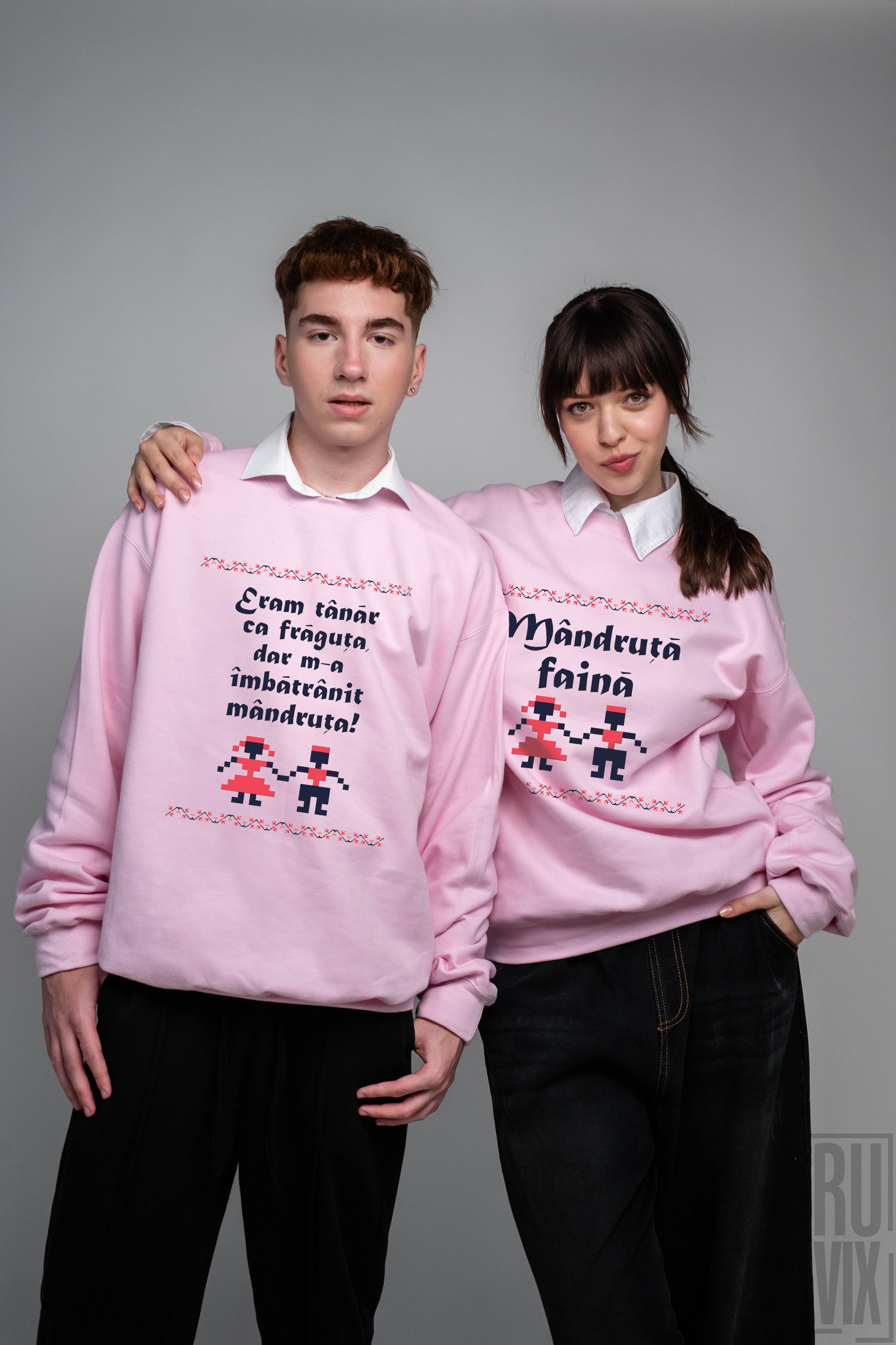 Cadouri de Crăciun, Set Bluze Mândru și Mândruță, ruvix.ro