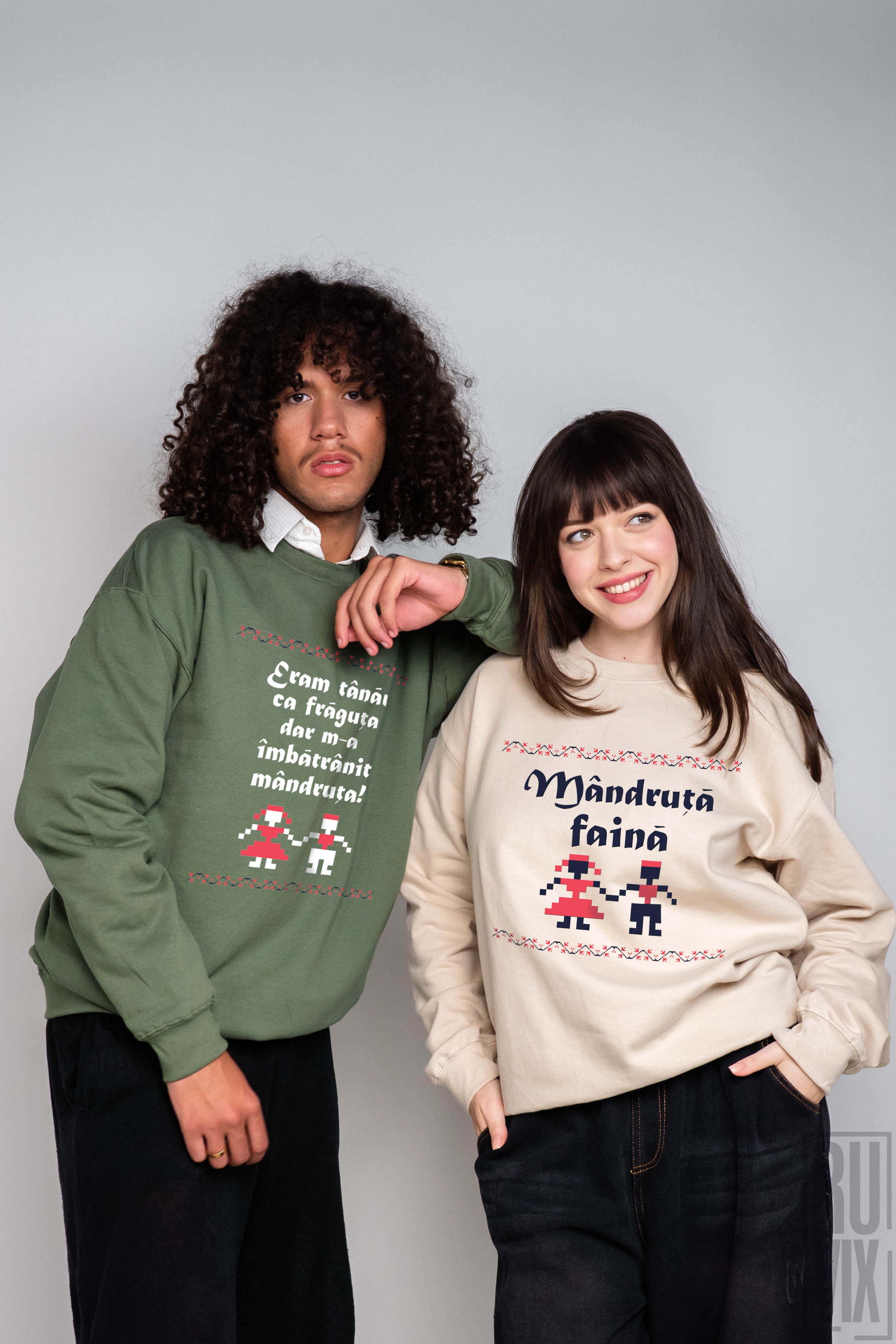 Cadouri de Crăciun, Set Bluze Mândru și Mândruță, ruvix.ro