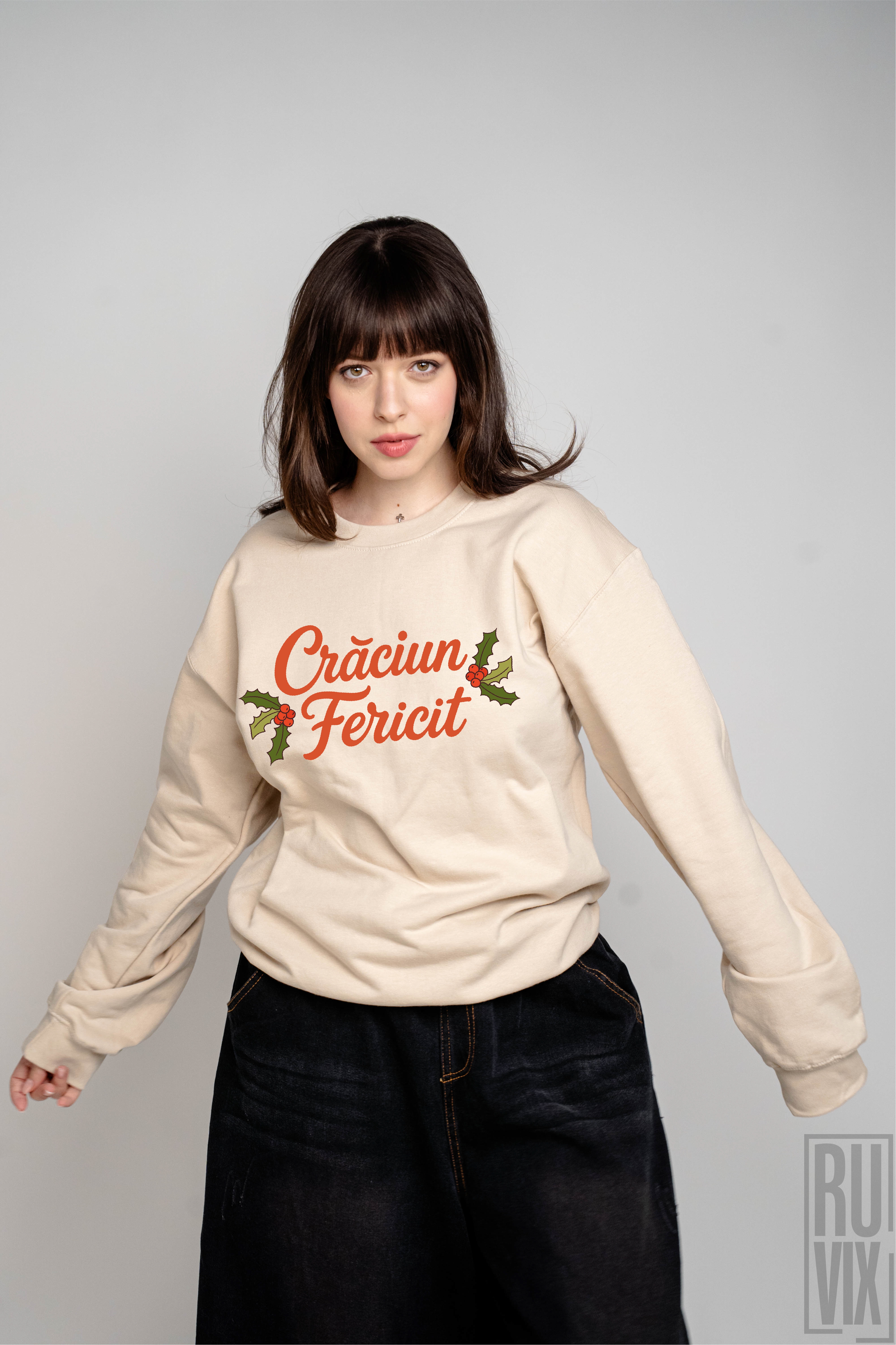 Bluze, Bluză Crăciun Fericit, ruvix.ro