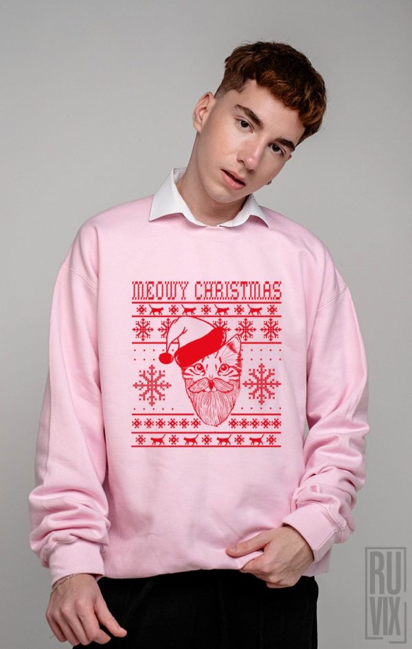 Bluză Meowy Christmas, 1, ruvix.ro