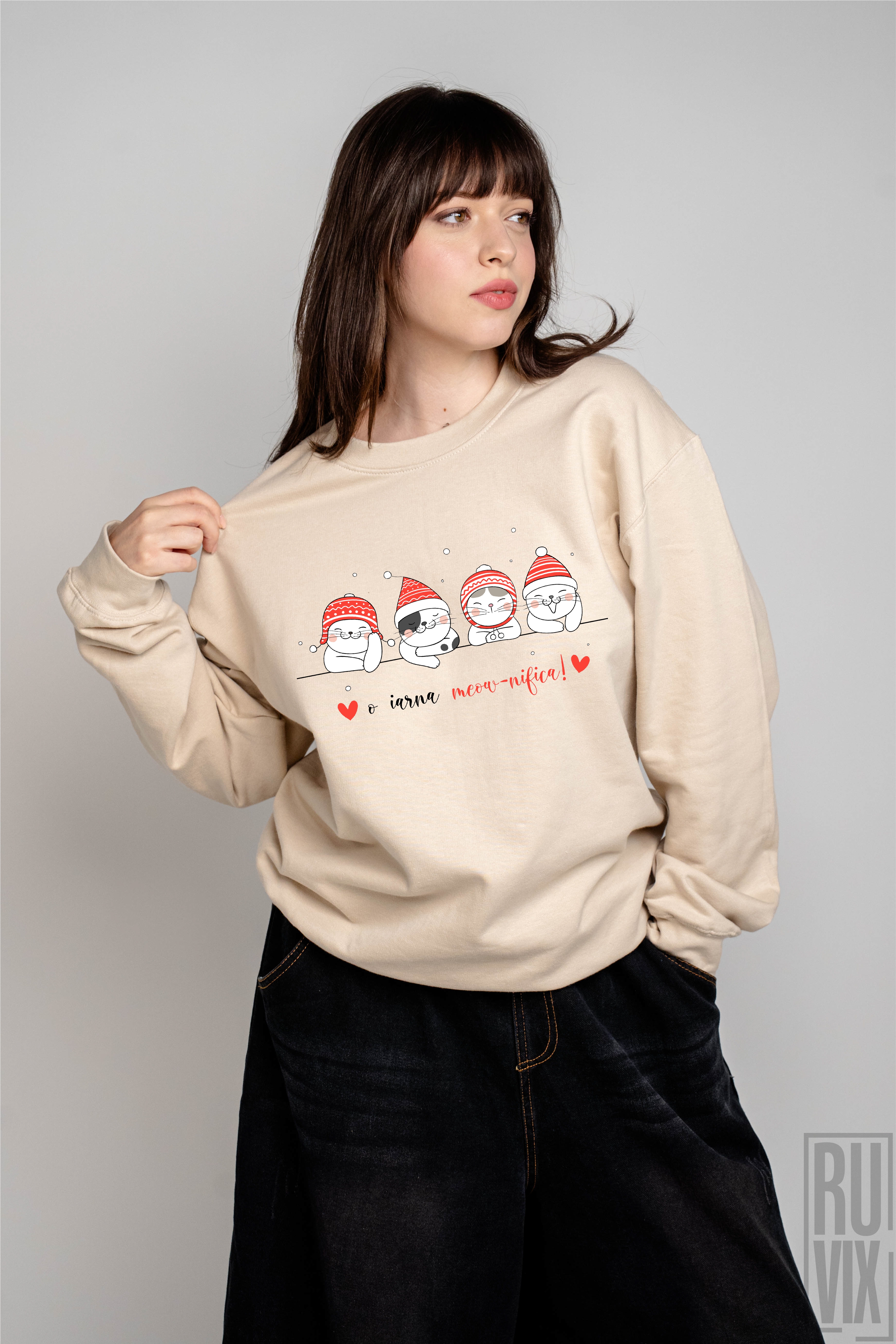 Bluză O Iarnă Meow-nifică
