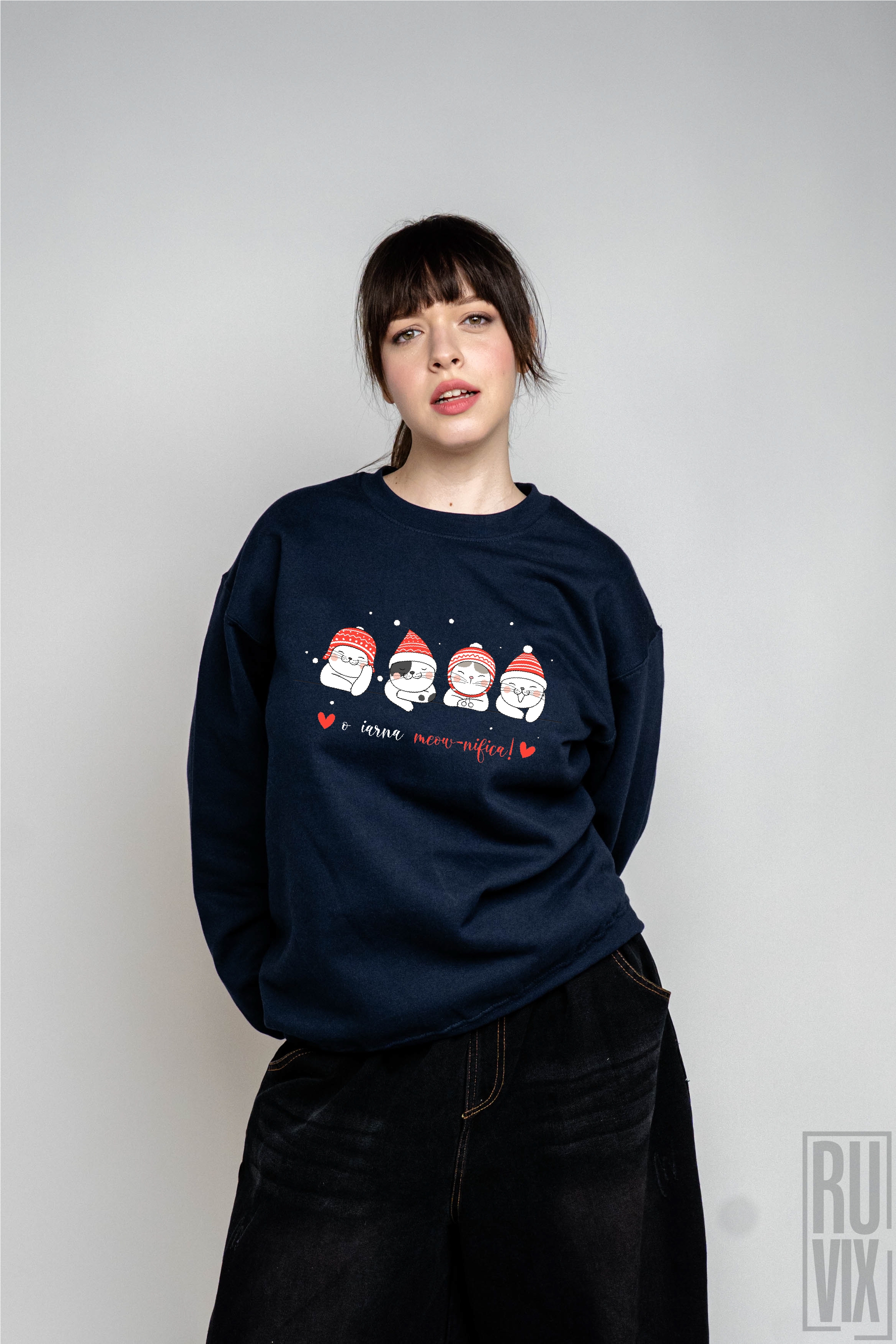 Bluză O Iarnă Meow-nifică