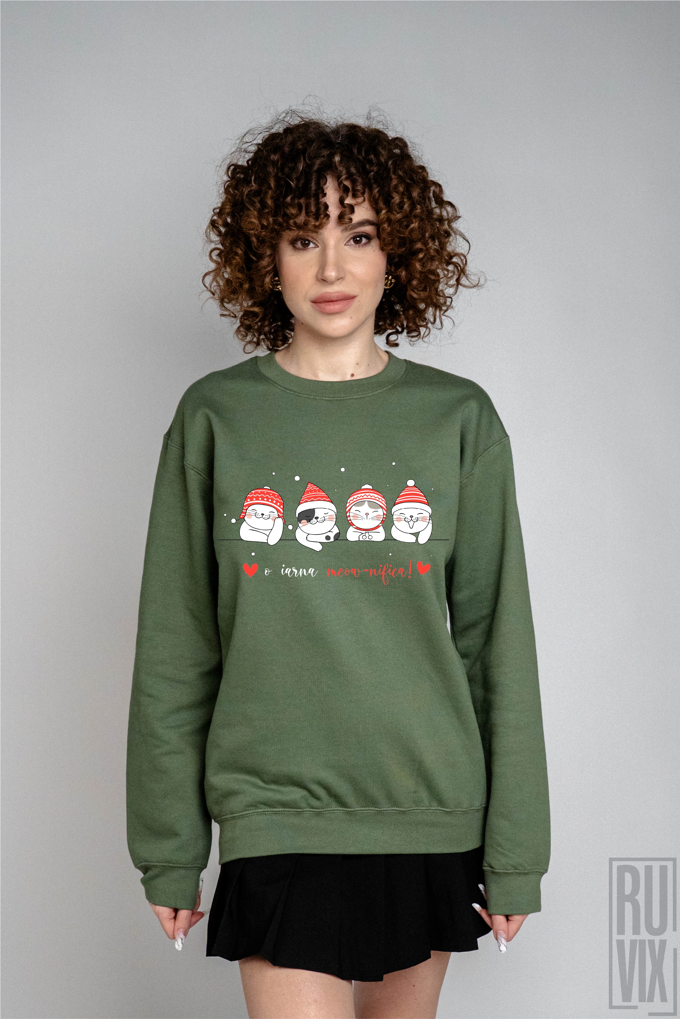 Bluză O Iarnă Meow-nifică