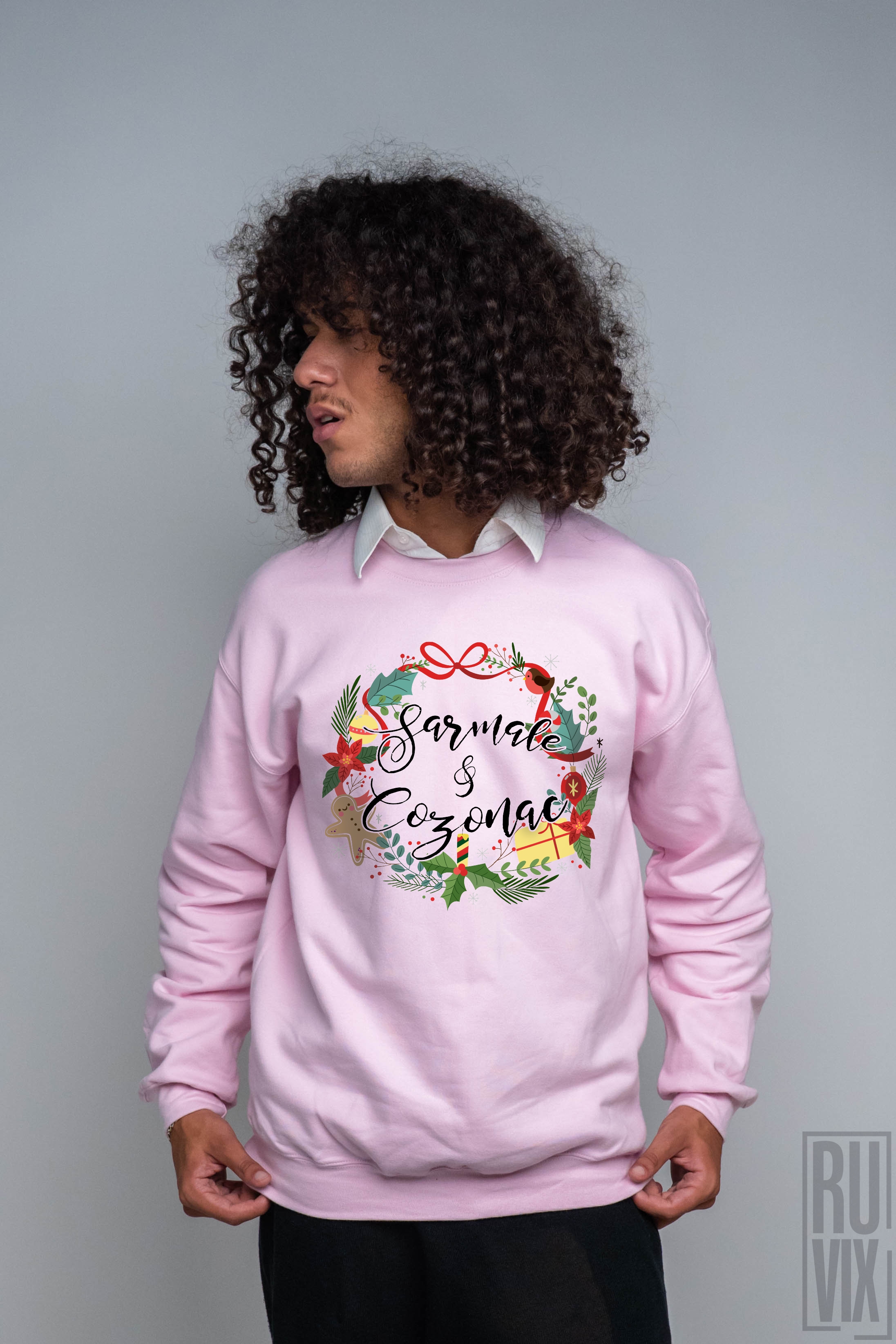 Cadouri de Crăciun, Bluză Sarmale si Cozonac, ruvix.ro