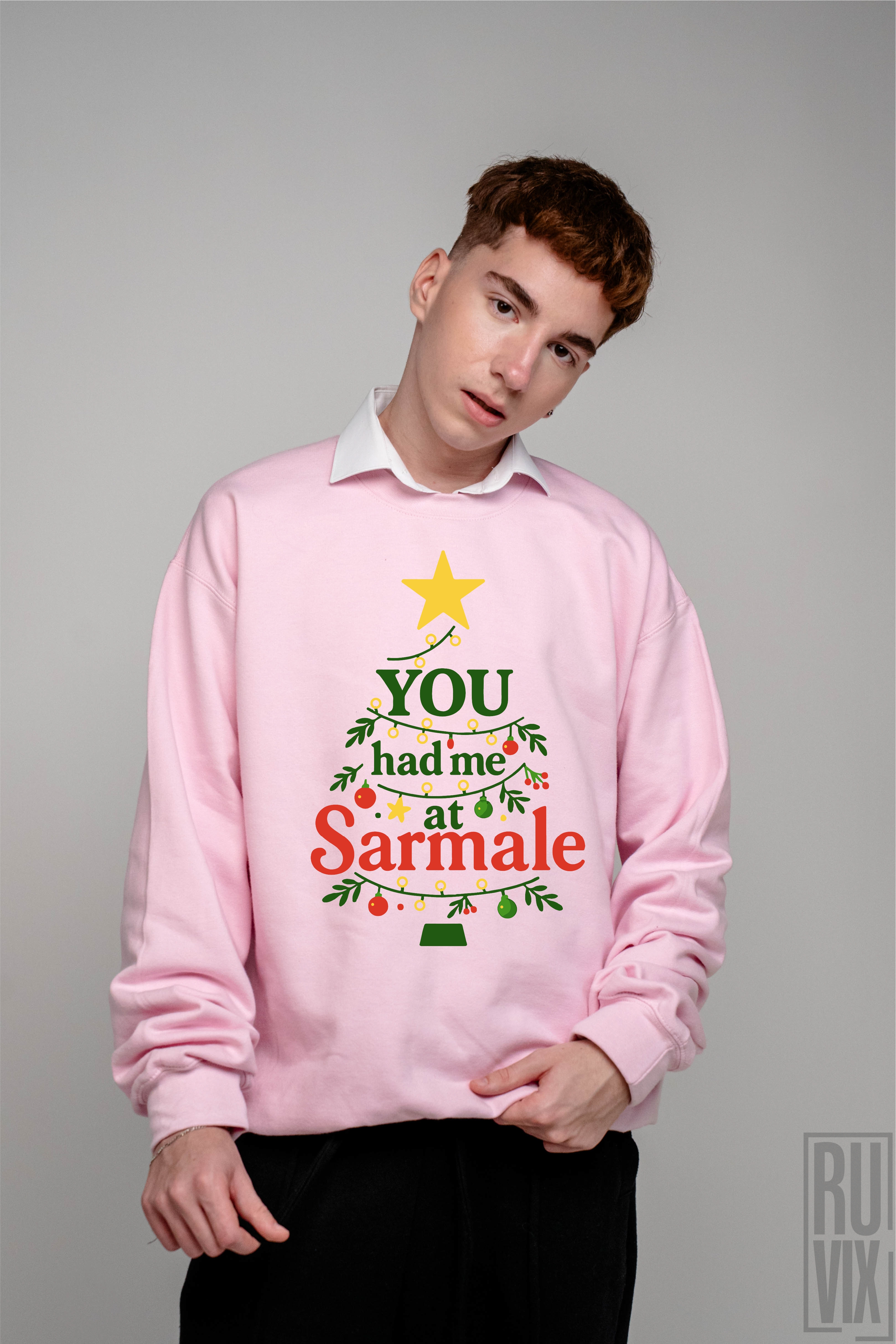 Bluze, Bluză You Had Me at SARMALE, ruvix.ro