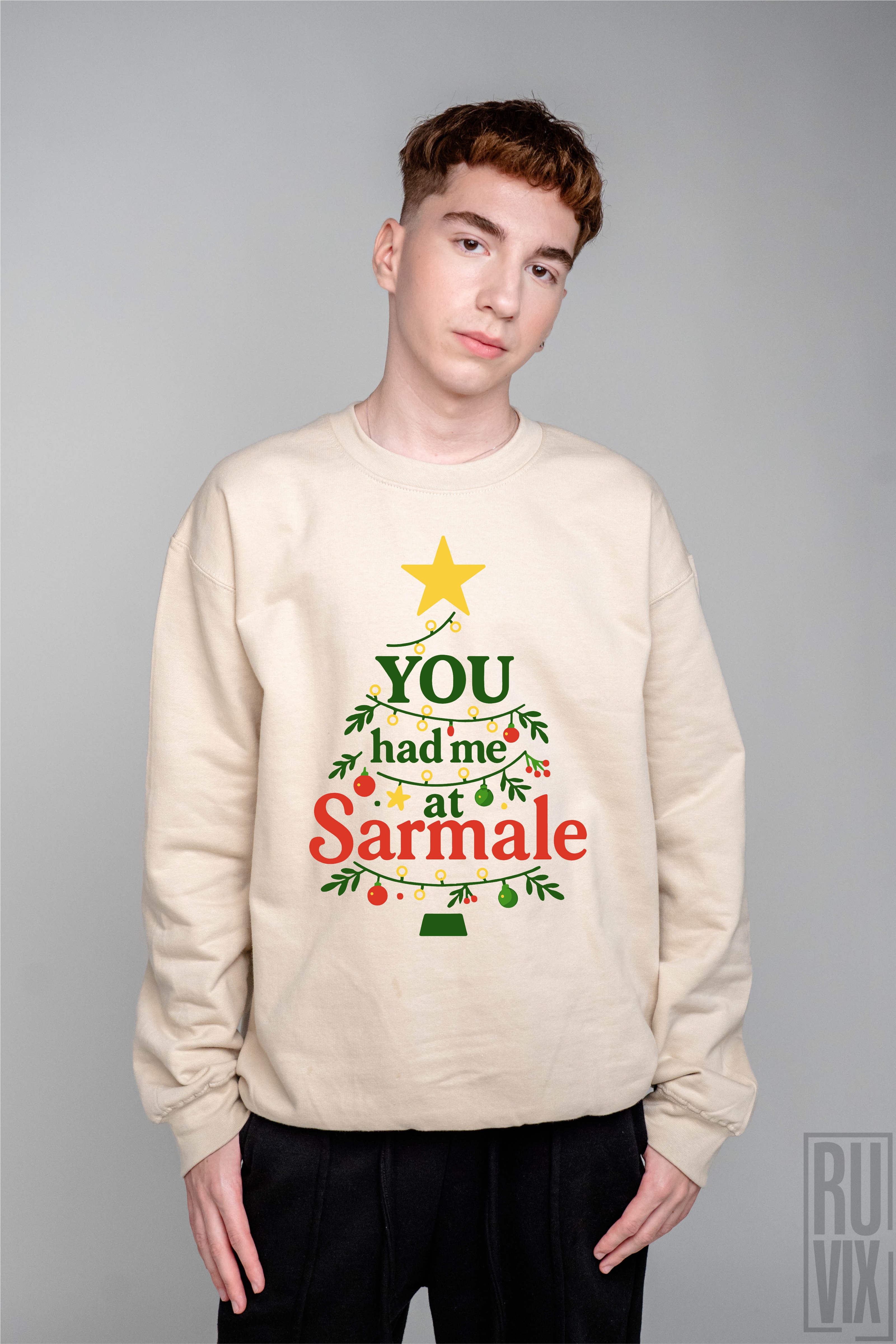 Bluze, Bluză You Had Me at SARMALE, ruvix.ro