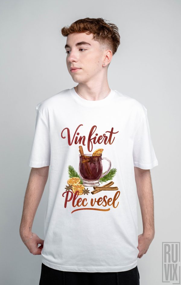 Cadouri de Crăciun, Tricou unisex Vin Fiert, ruvix.ro