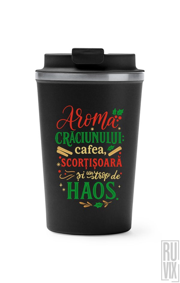 Cadouri de Crăciun, Aroma Crăciunului - Termos Cafea, ruvix.ro