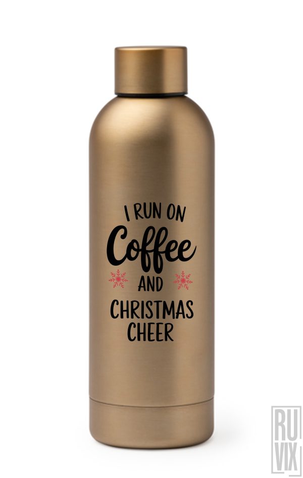 Cadouri de Crăciun, Coffee and Christmas Cheer - Termos Premium, ruvix.ro