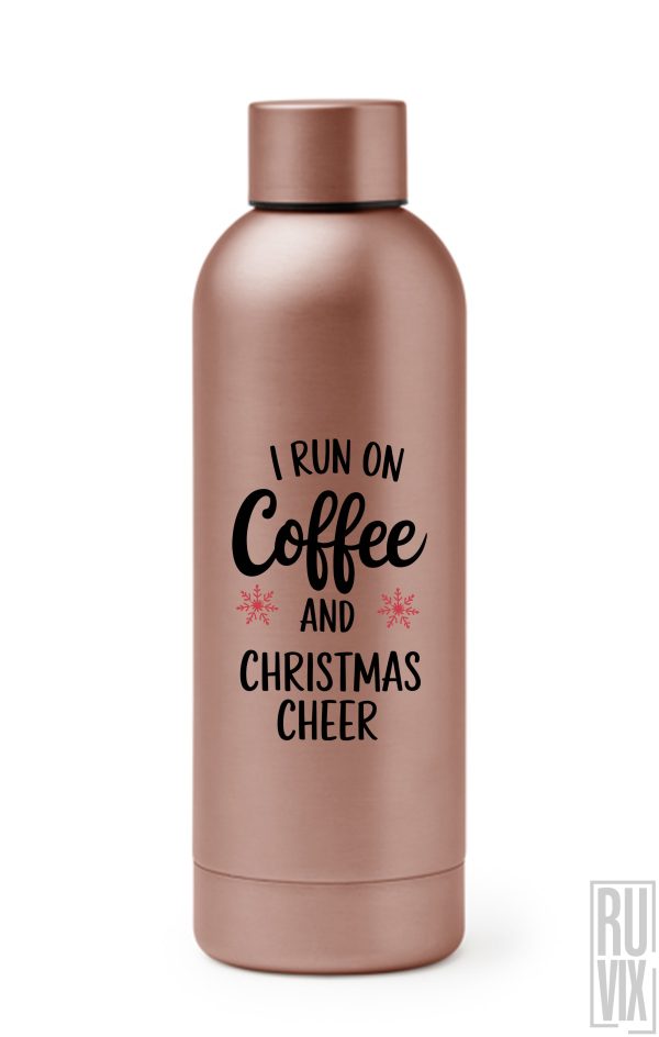 Cadouri de Crăciun, Coffee and Christmas Cheer - Termos Premium, ruvix.ro