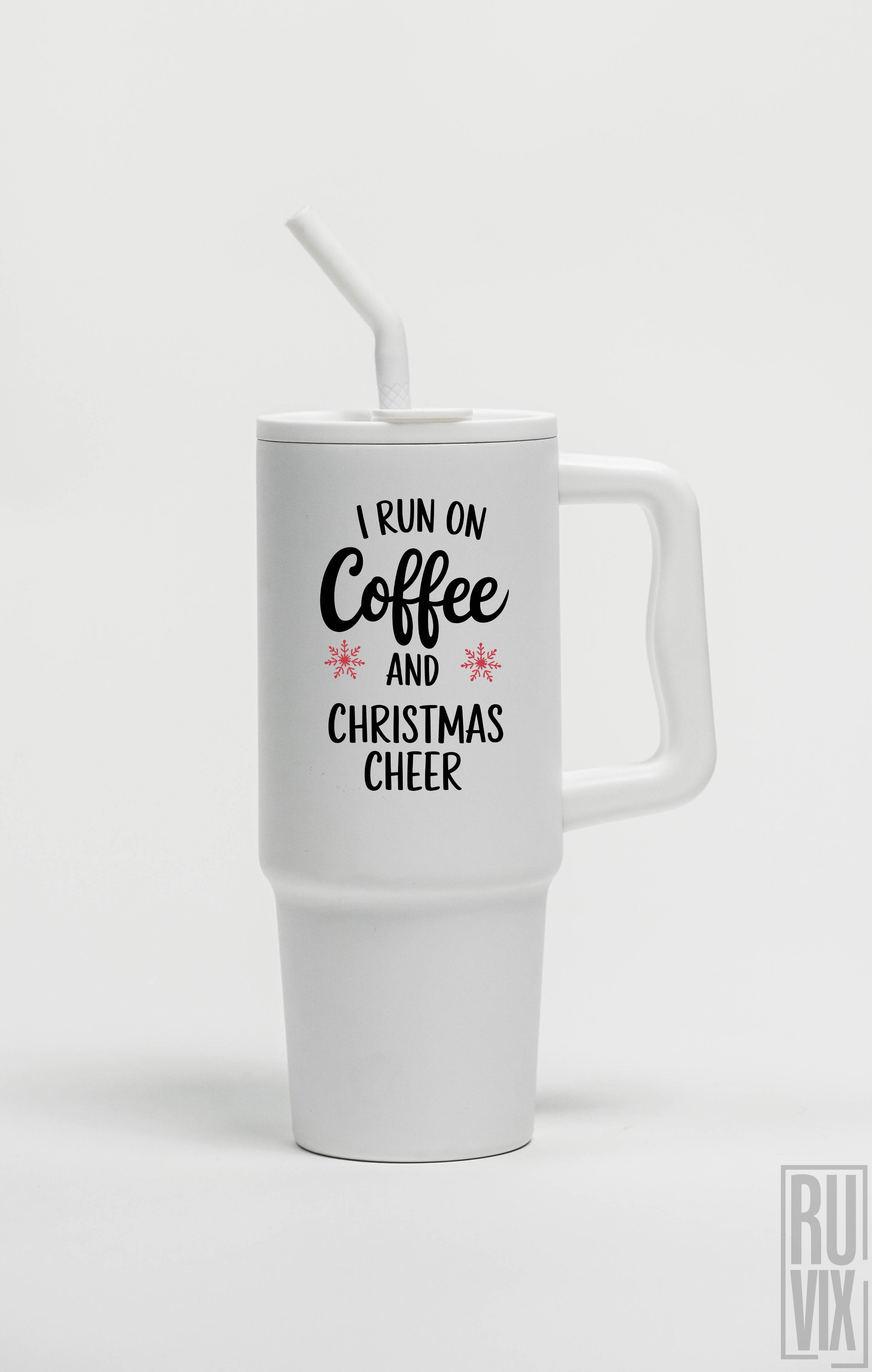 Coffee and Cristmas Cheer - Cana termo premium, din inox reciclat 900ml – tumbler eco