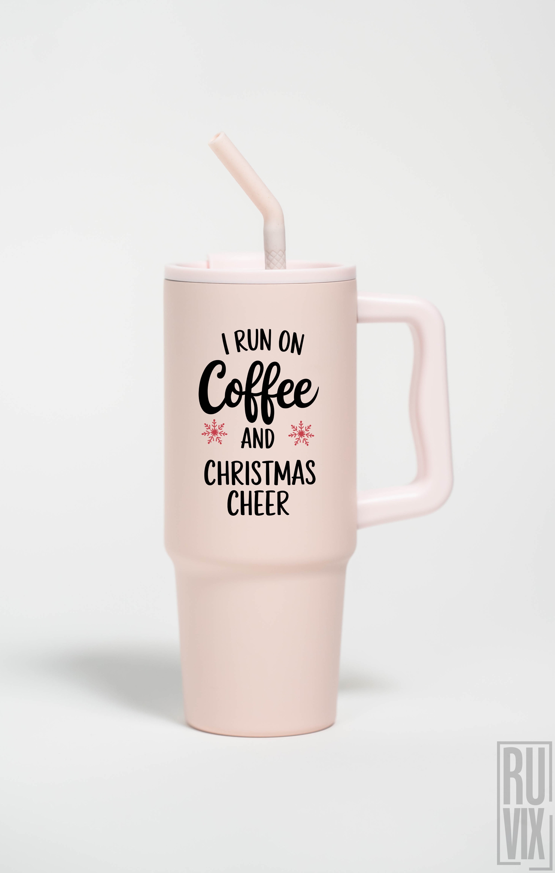 Coffee and Cristmas Cheer - Cana termo premium, din inox reciclat 900ml – tumbler eco