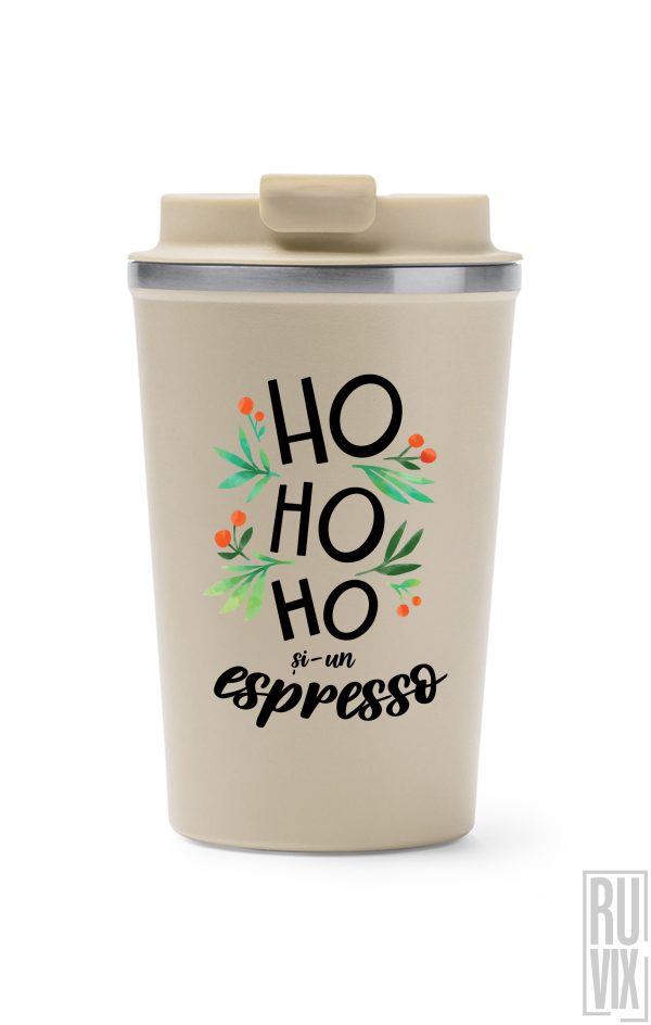Cadouri de Crăciun, Ho Ho Ho Espresso - Termos Cafea, ruvix.ro