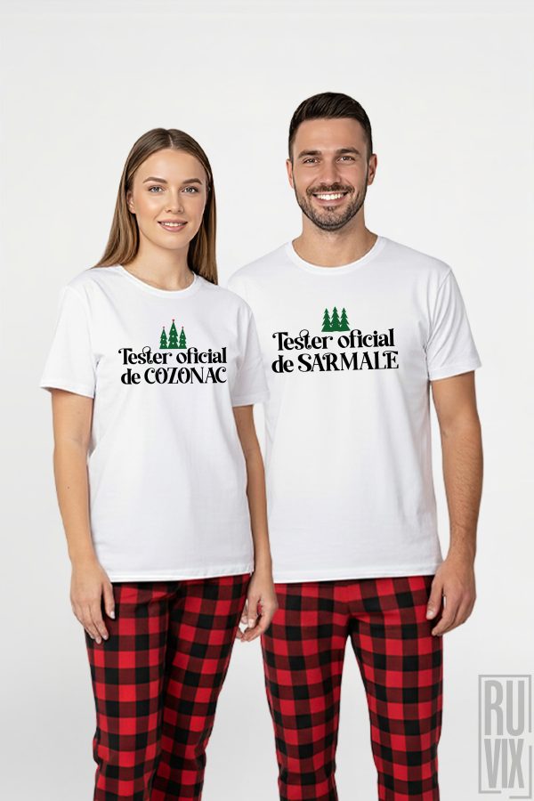 Cadouri de Crăciun, SET Pijamale Cuplu - Tester Oficial, ruvix.ro