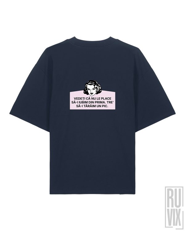 Muzeul Pretextelor, Tricou Oversized Iubire cu frână, ruvix.ro