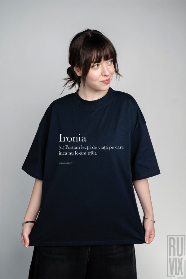 Tricou Oversized Ironia, 1, ruvix.ro