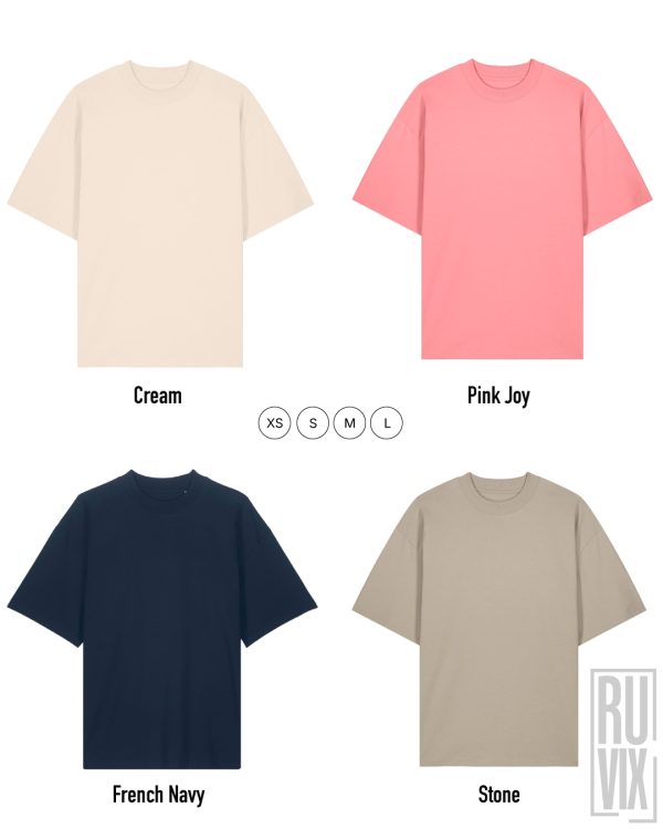 Muzeul Pretextelor, Tricou Oversized Iubire cu frână, ruvix.ro