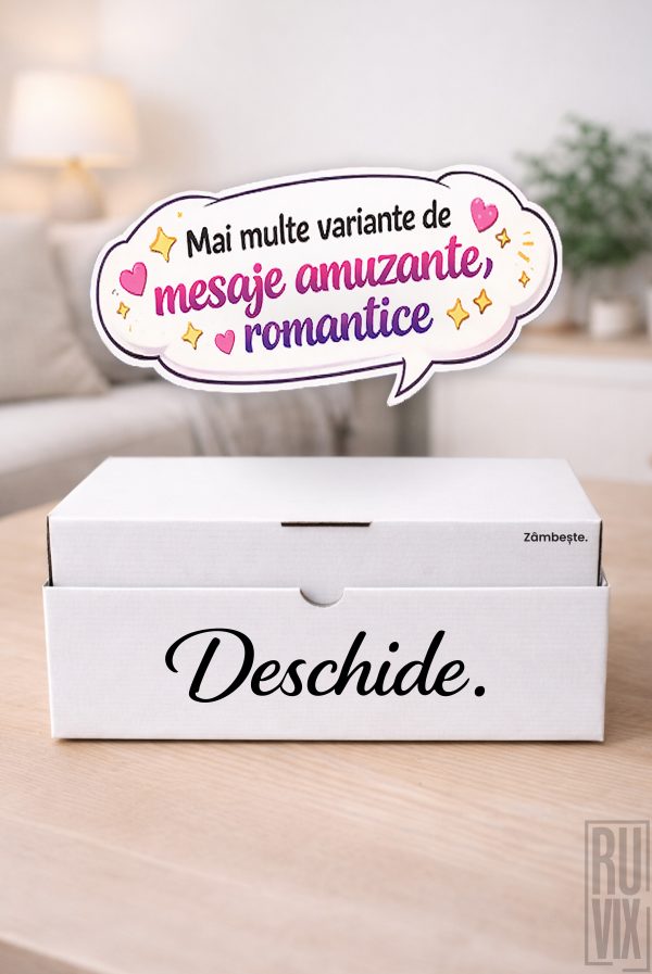 Cadouri de Valentine's Day, CUTIE cu mesaje INSIDE JOKES, ruvix.ro