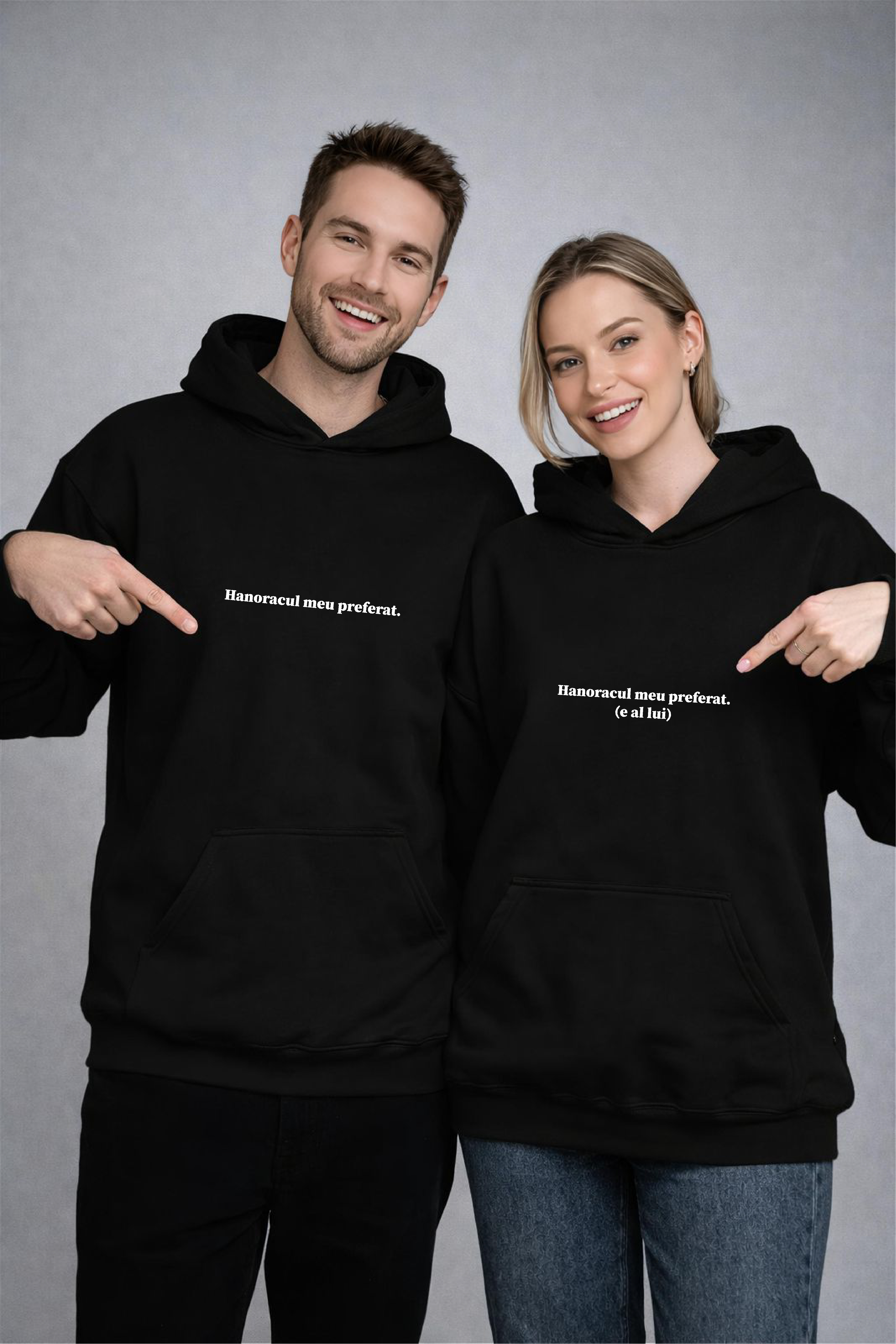 Reduceri, Set Hanorace de Cuplu Hanoracul meu preferat, ruvix.ro