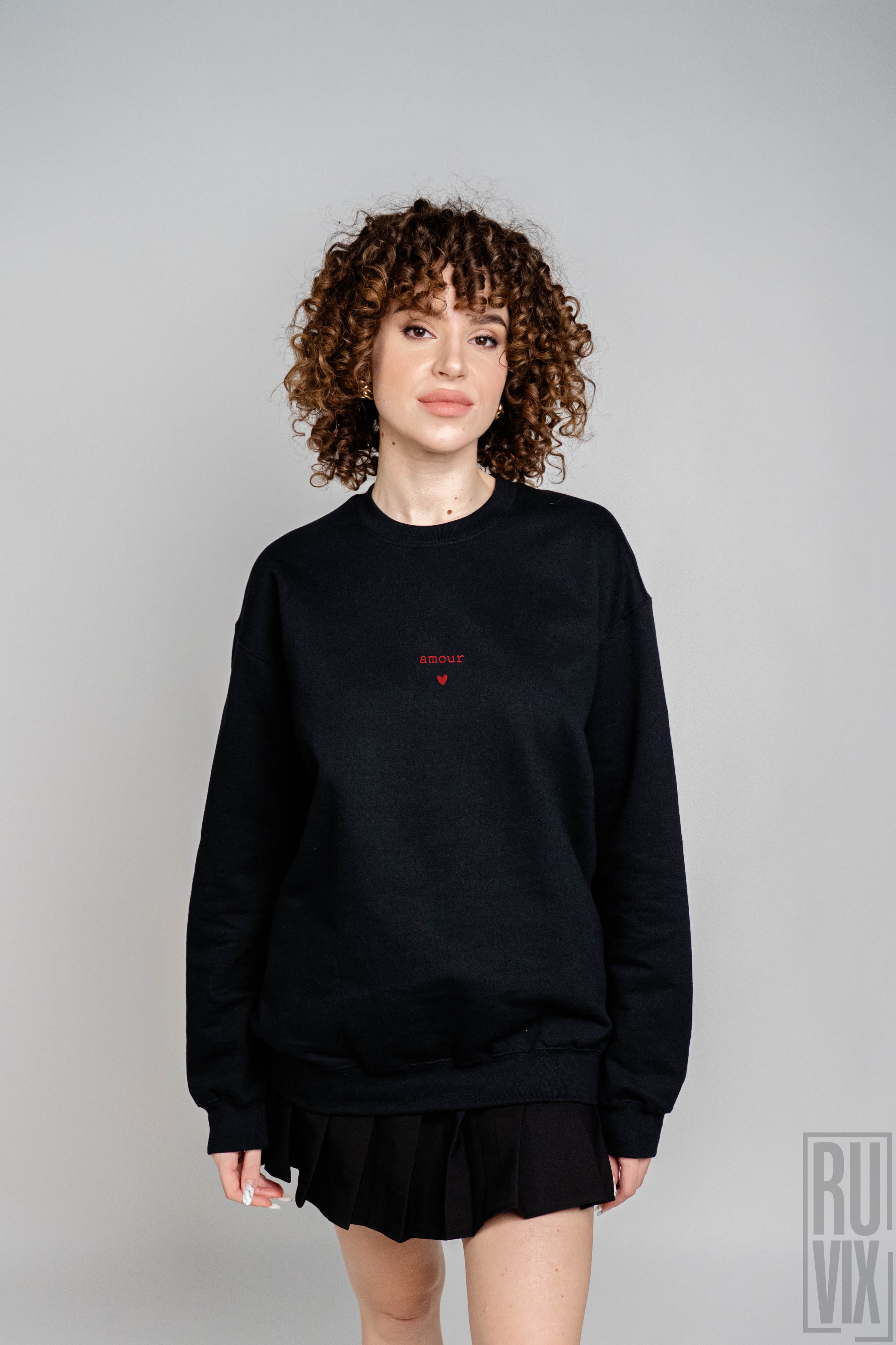 Reduceri, Bluză brodată AMOUR, ruvix.ro