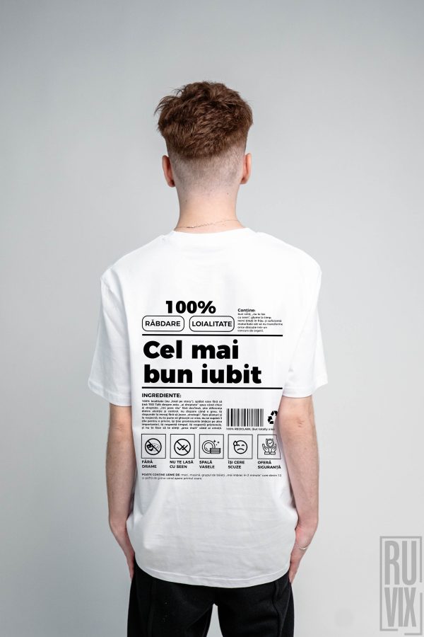 Cadouri de Valentine's Day, Cel mai bun iubit - Tricou 100% bumbac organic, ruvix.ro