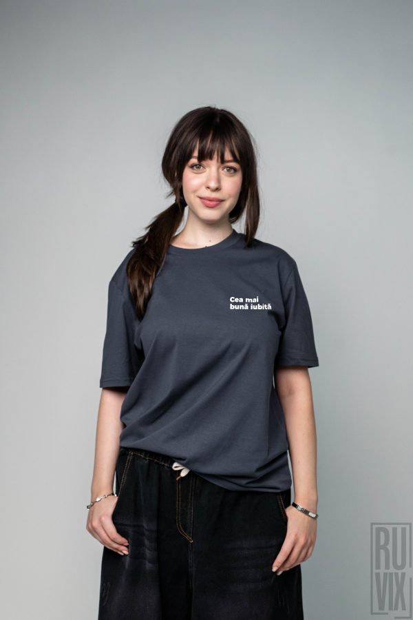 Cadouri de Valentine's Day, Cea mai bună iubită - Tricou 100% bumbac organic, ruvix.ro