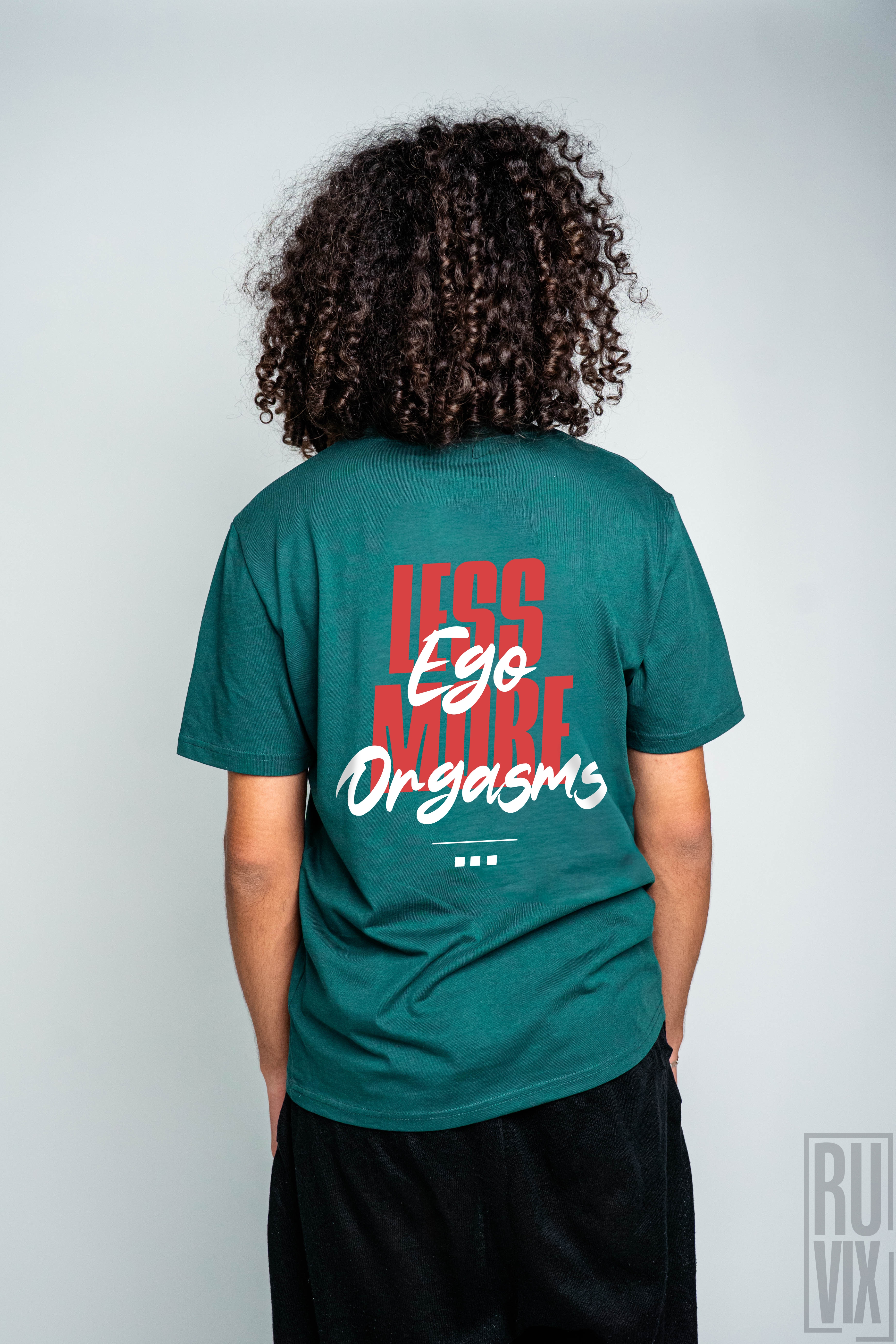 Tricouri pentru Cupluri, Less Ego - Tricou 100% bumbac organic, ruvix.ro