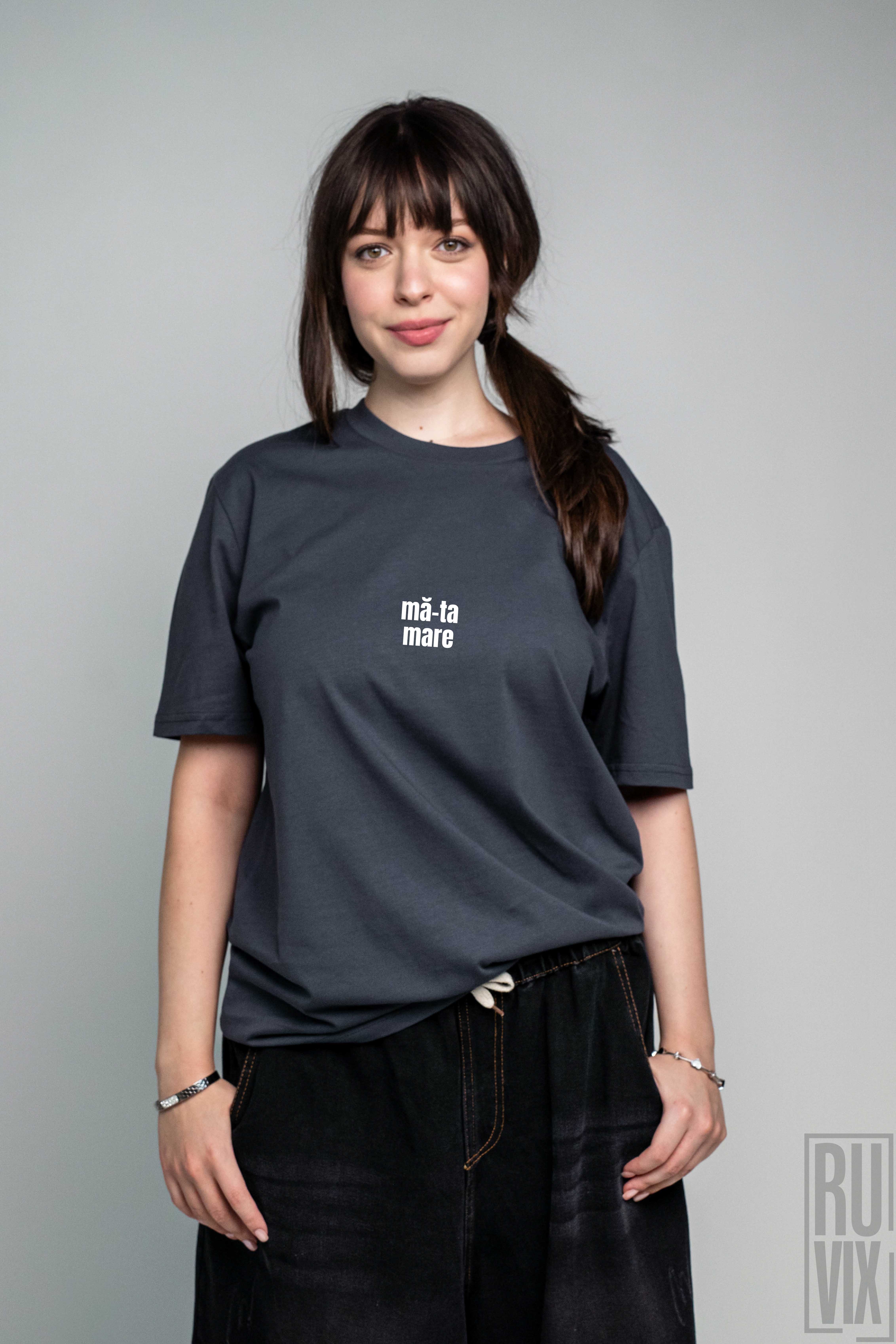 Tricouri pentru Cupluri, Mă-ta Mare - Tricou 100% bumbac organic, ruvix.ro