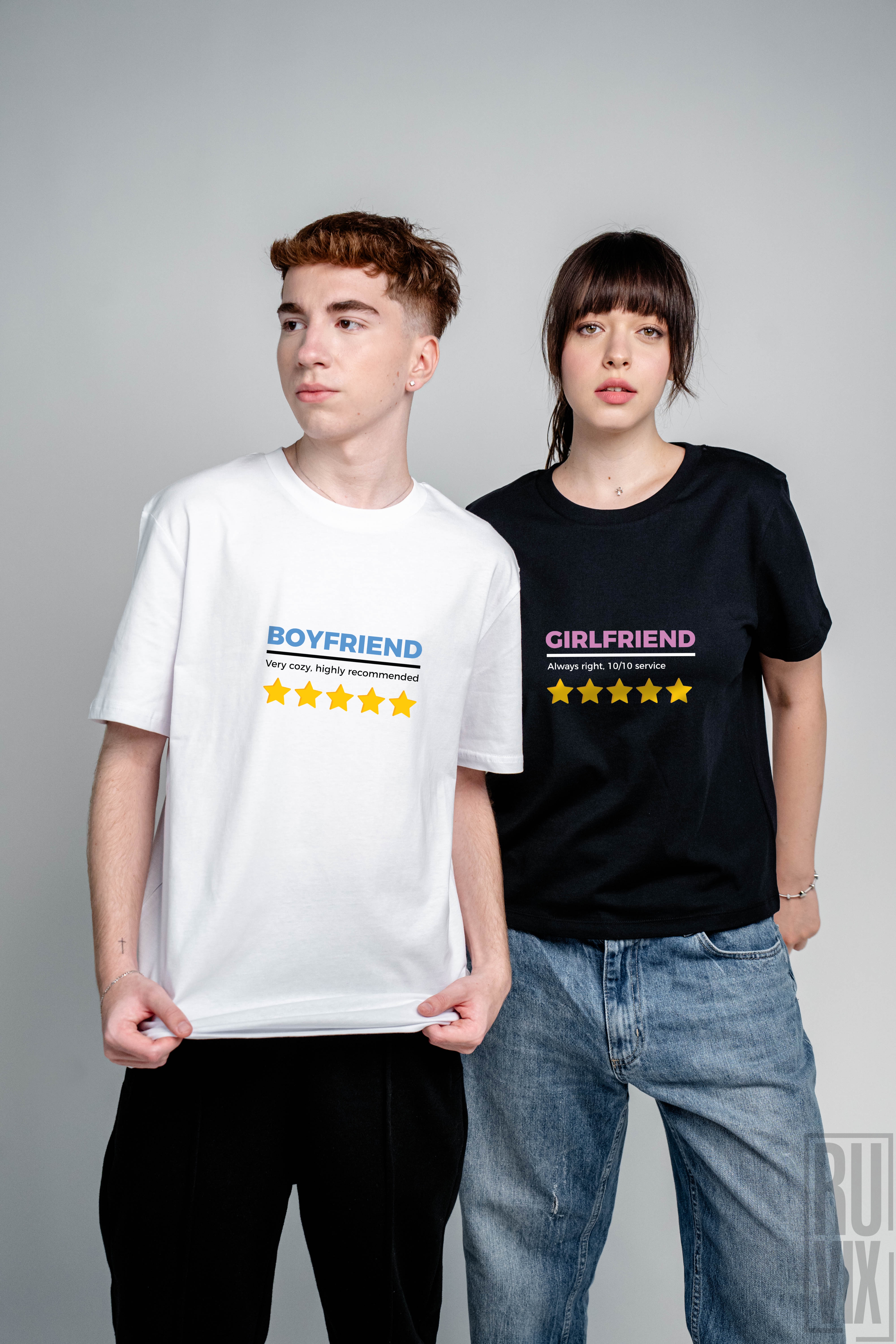 Reduceri, Cuplu de 5 stele - Set tricouri de cuplu, ruvix.ro