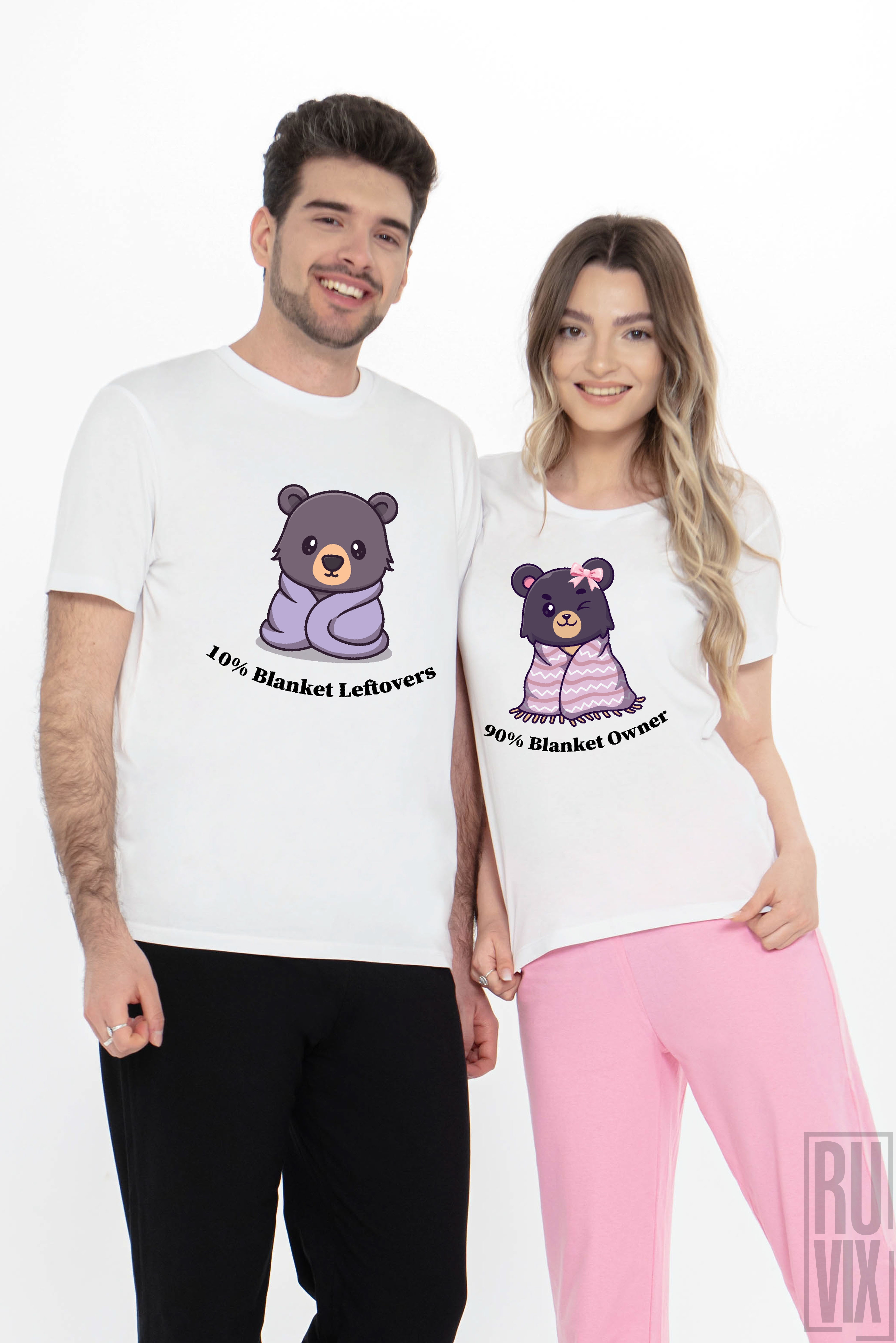 Reduceri, Set Pijamale Cuplu - The Blanket Thief, ruvix.ro