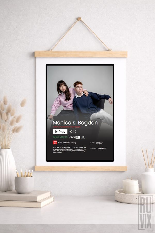 Netflix Movie - Tablou personalizat cu poza voastră