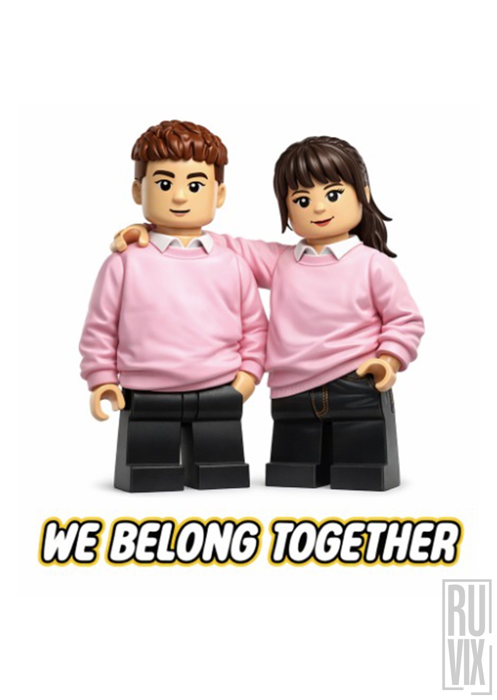 Căni de cuplu, Cană personalizată stil figurină – upload foto + editare automată, ruvix.ro