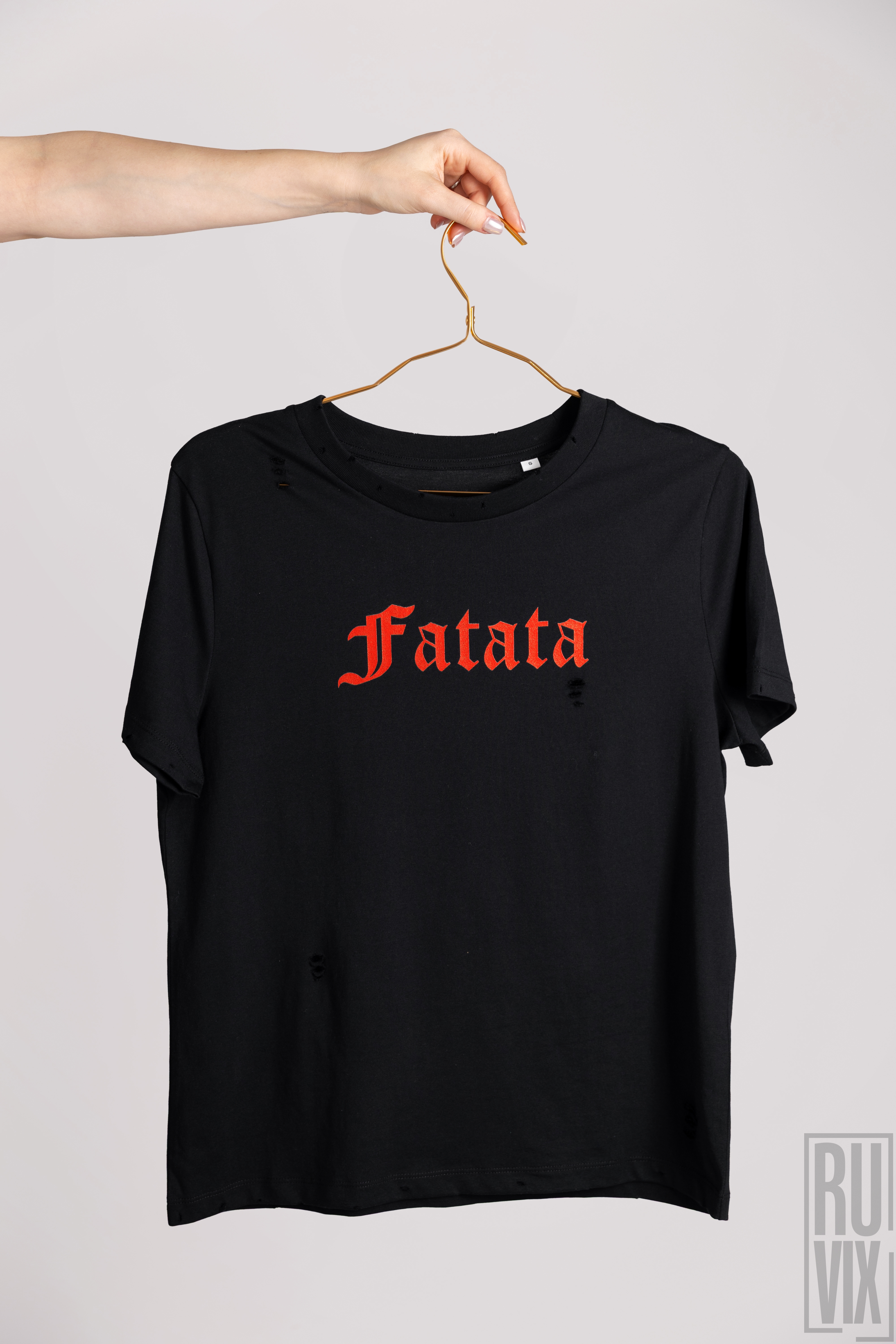 JO - Official Merch, Tricou FATATA - Negru, custom, unisex, ruvix.ro