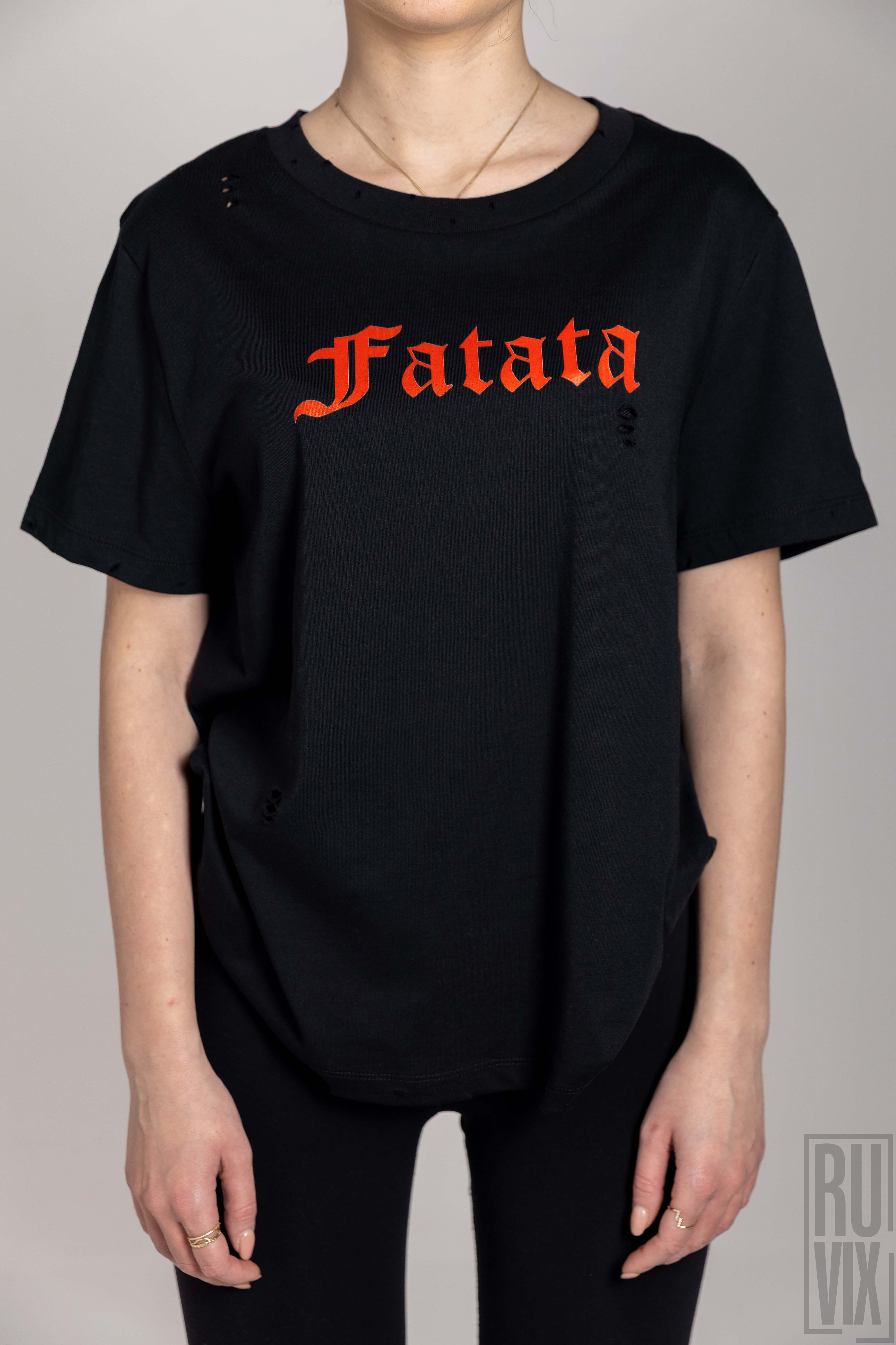 JO - Official Merch, Tricou FATATA - Negru, custom, unisex, ruvix.ro