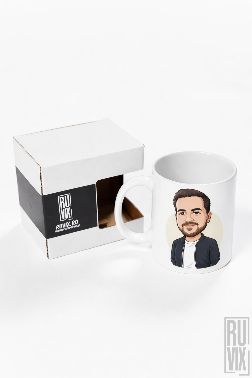 Cadouri pentru EL, Pachet CANĂ Imprimată cu caricatură, ruvix.ro